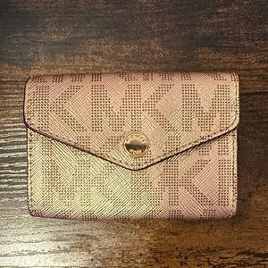 Michael Kors Metallic Gold Wallet